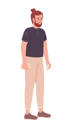پیش‌نمایش فایل bearded-man-in-casual-clothes-with-smartphone-7956115 از پک مسافران در ترمینال فرودگاه