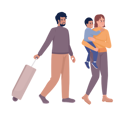 پیش‌نمایش فایل family-going-on-vacation-7956121 از پک مسافران در ترمینال فرودگاه