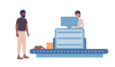 پیش‌نمایش فایل male-passenger-going-through-checkpoint-security-7956106 از پک مسافران در ترمینال فرودگاه
