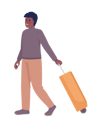 پیش‌نمایش فایل male-passenger-with-valise-going-on-plane-7956107 از پک مسافران در ترمینال فرودگاه