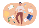 پیش‌نمایش فایل boy-being-overwhelmed-by-messy-house-8010106 از پک به‌هم‌ریختگی مرتب‌سازی
