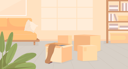 پیش‌نمایش فایل cluttered-living-room-8010108 از پک به‌هم‌ریختگی مرتب‌سازی