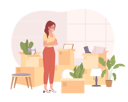 پیش‌نمایش فایل girl-decluttering-boxes-before-moving-8010099 از پک به‌هم‌ریختگی مرتب‌سازی