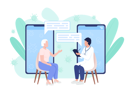 پیش‌نمایش فایل online-consultation-with-doctor-8002222 از پک خدمات پزشکی آنلاین