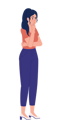 پیش‌نمایش فایل pretty-woman-standing-in-thinking-pose-8089399 از پک بیانگر از نظر احساسی