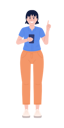 پیش‌نمایش فایل smiling-woman-with-phone-raising-finger-up-8089397 از پک بیانگر از نظر احساسی