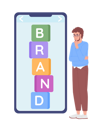 پیش‌نمایش فایل brand-strategist-planning-digital-marketing-8159242 از پک ارتباط با مشتریان