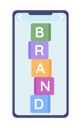 پیش‌نمایش فایل building-brand-online-on-mobile-phone-8159234 از پک ارتباط با مشتریان