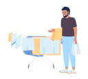 پیش‌نمایش فایل bearded-man-standing-near-clothes-drying-rack-8284281 از پک قبوض انرژی خانه کاهش