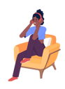پیش‌نمایش فایل girl-listening-to-music-while-sitting-8269466 از پک کاربران شبکه‌های اجتماعی