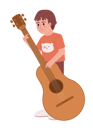 پیش‌نمایش فایل little-boy-learning-to-play-guitar-8269463 از پک کاربران شبکه‌های اجتماعی