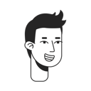 پیش‌نمایش فایل easy-going-guy-with-broad-smile-8497804 از پک افراد مدرن و ربات‌ها