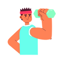 پیش‌نمایش فایل athlete-with-headband-lifting-weight-8608114 از پک سبک زندگی فعال