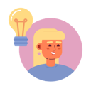 پیش‌نمایش فایل blond-girl-with-lightbulb-8526306 از پک توسعه وب و اشکال‌زدایی