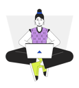 پیش‌نمایش فایل girl-blogger-typing-on-laptop-8734332 از پک تلفن هوشمند استفاده از