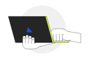 پیش‌نمایش فایل holding-laptop-8734323 از پک تلفن هوشمند استفاده از