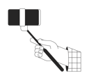 پیش‌نمایش فایل holding-selfie-stick-with-smart-phone-8734936 از پک گجت‌ها الکترونیکی استفاده از