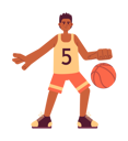 پیش‌نمایش فایل basketball-player-8759368 از پک ورزشکار مرد ورزشکار زن