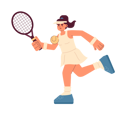 پیش‌نمایش فایل girl-tennis-player-8759369 از پک ورزشکار مرد ورزشکار زن