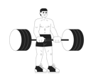 پیش‌نمایش فایل latino-american-man-deadlifting-8759379 از پک ورزشکار مرد ورزشکار زن