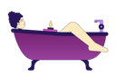 پیش‌نمایش فایل bathtub-woman-8769244 از پک آرامش استراحت
