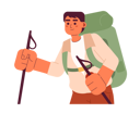 پیش‌نمایش فایل backpacker-trekker-with-walking-poles-8816701 از پک فعالیت‌ها تفریحی فضای باز