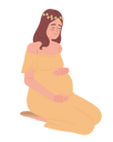 پیش‌نمایش فایل pretty-pregnant-lady-with-flower-crown-8829460 از پک سالم ماندن در طول بارداری