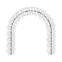 پیش‌نمایش فایل flowers-arch-9021366 از پک دست‌ها در دست گرفتن زوج عروس و داماد