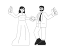 پیش‌نمایش فایل happy-couple-celebrating-wedding-anniversary-9021387 از پک دست‌ها در دست گرفتن زوج عروس و داماد