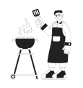 پیش‌نمایش فایل happy-man-stand-with-spatula-9086937 از پک آشپزی افراد