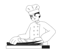 پیش‌نمایش فایل male-chef-prepare-food-9086932 از پک آشپزی افراد