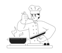 پیش‌نمایش فایل male-chef-taste-food-9086930 از پک آشپزی افراد
