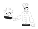 پیش‌نمایش فایل man-in-chef-hat-with-pan-9086943 از پک آشپزی افراد