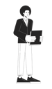 پیش‌نمایش فایل african-american-employee-holding-paperwork-9198868 از پک سخت کار افراد دفتر کار