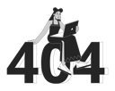 پیش‌نمایش فایل busy-hispanic-freelancer-error-404-9343482 از پک خطای ۴۰۴ فریلنسری