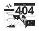 پیش‌نمایش فایل developer-website-create-error-404-9343480 از پک خطای ۴۰۴ فریلنسری