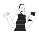 پیش‌نمایش فایل cheerful-lady-looking-on-phone-9506499 از پک فعالیت افراد