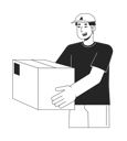 پیش‌نمایش فایل happy-courier-holding-package-9506520 از پک فعالیت افراد