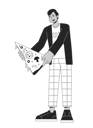 پیش‌نمایش فایل happy-man-holding-pizza-slice-9506519 از پک فعالیت افراد