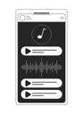 پیش‌نمایش فایل music-app-on-smartphone-screen-9506508 از پک فعالیت افراد