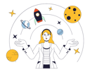 پیش‌نمایش فایل female-astrophysicist-9521363 از پک آزمایش‌ها انجام دانشمندان پرمشغله