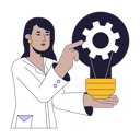 پیش‌نمایش فایل female-scientist-getting-idea-9521368 از پک آزمایش‌ها انجام دانشمندان پرمشغله