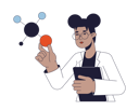 پیش‌نمایش فایل female-scientist-studying-molecules-9521384 از پک آزمایش‌ها انجام دانشمندان پرمشغله