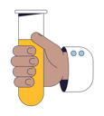 پیش‌نمایش فایل hand-holding-test-tube-with-liquid-9521374 از پک آزمایش‌ها انجام دانشمندان پرمشغله