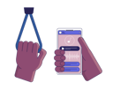 پیش‌نمایش فایل holding-smartphone-9738129 از پک عناصر لوفای زیبایی‌شناسی نئونی