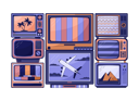 پیش‌نمایش فایل old-tv-9738132 از پک عناصر لوفای زیبایی‌شناسی نئونی