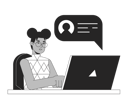 پیش‌نمایش فایل freelance-girl-9793770 از پک مشاغل خلاق