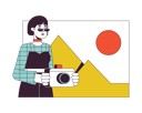 پیش‌نمایش فایل asian-woman-photographer-9793709 از پک مشاغل خلاق