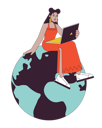پیش‌نمایش فایل female-freelancer-working-around-the-world-9793711 از پک مشاغل خلاق