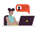 پیش‌نمایش فایل freelance-girl-9793706 از پک مشاغل خلاق